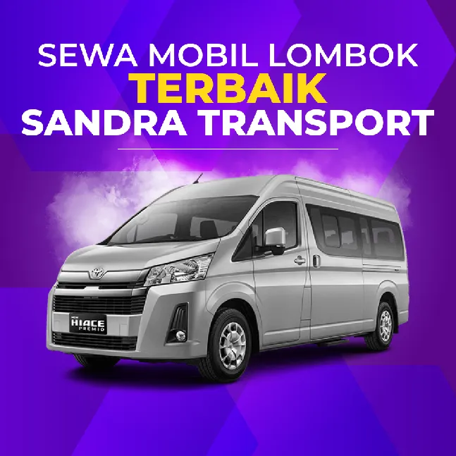 Sewa Toyota Hiace Premio di Lombok dengan driver